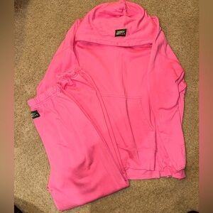 Daily Drills Oversized pink Hoodie & Jogger set